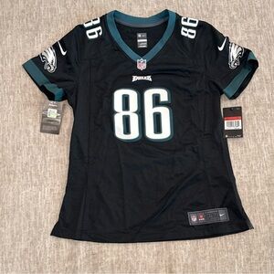 Women’s Size Large Nike NFL Philadelphia Eagles Zach Ertz On Field Jersey - NEW